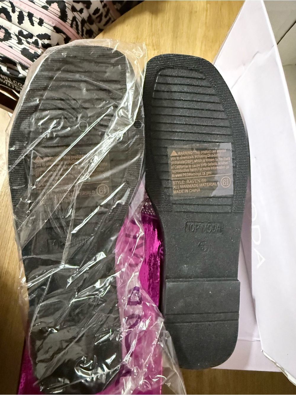 TOP MODA NIB Rhinestone Slides - Picture 3 of 5
